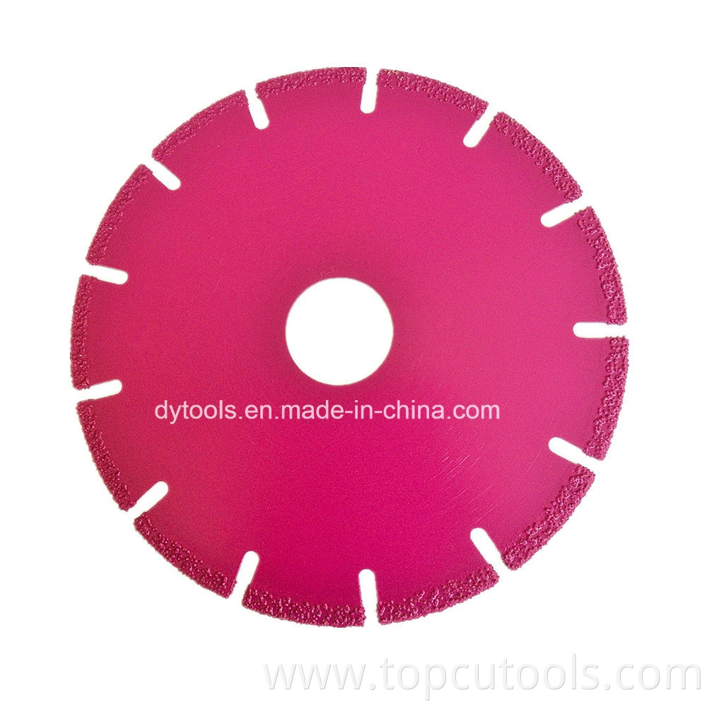 Vacuum Brazed Diamond Blade/Metal Diamond Tool/Diamond Cutting Blade